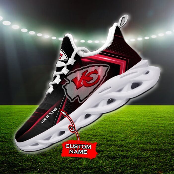 Custom Name Kansas City Chiefs Personalized Max Soul Shoes Ver 2