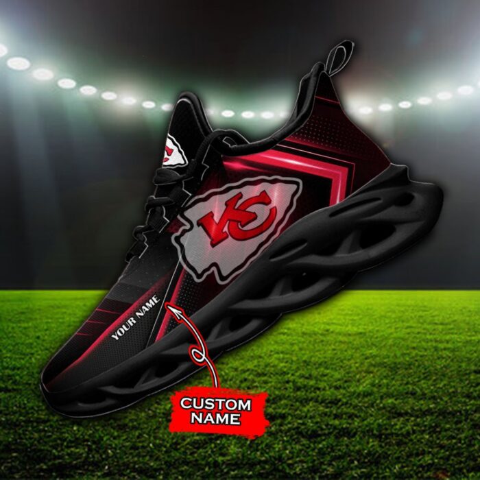 Custom Name Kansas City Chiefs Personalized Max Soul Shoes Ver 2