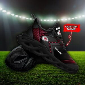 Custom Name Kansas City Chiefs Personalized Max Soul Shoes Ver 3