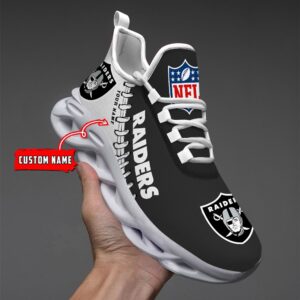 Custom Name Las Vegas Raiders Max Soul Shoes