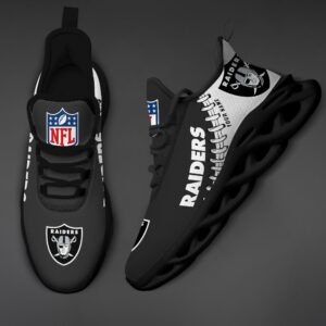 Custom Name Las Vegas Raiders Max Soul Shoes