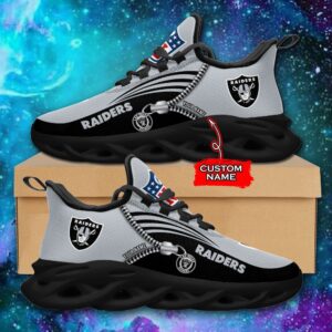 Custom Name Las Vegas Raiders Personalized Max Soul Shoes 75