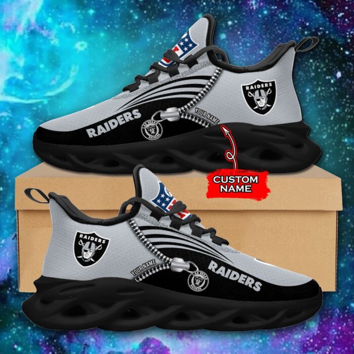 Custom Name Las Vegas Raiders Personalized Max Soul Shoes 75