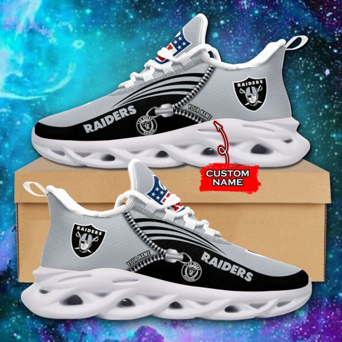 Custom Name Las Vegas Raiders Personalized Max Soul Shoes 75