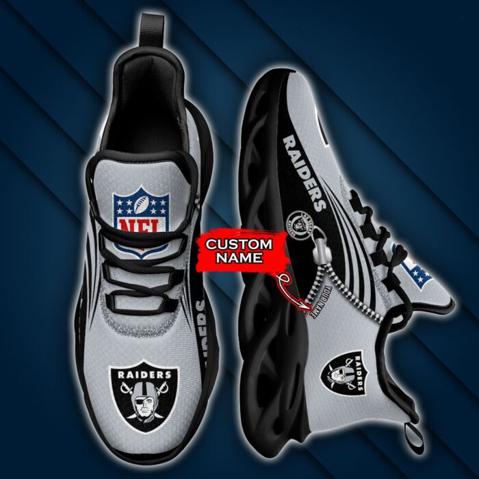 Custom Name Las Vegas Raiders Personalized Max Soul Shoes 75