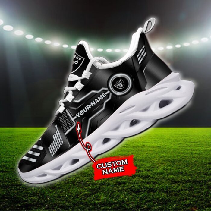 Custom Name Las Vegas Raiders Personalized Max Soul Shoes 81