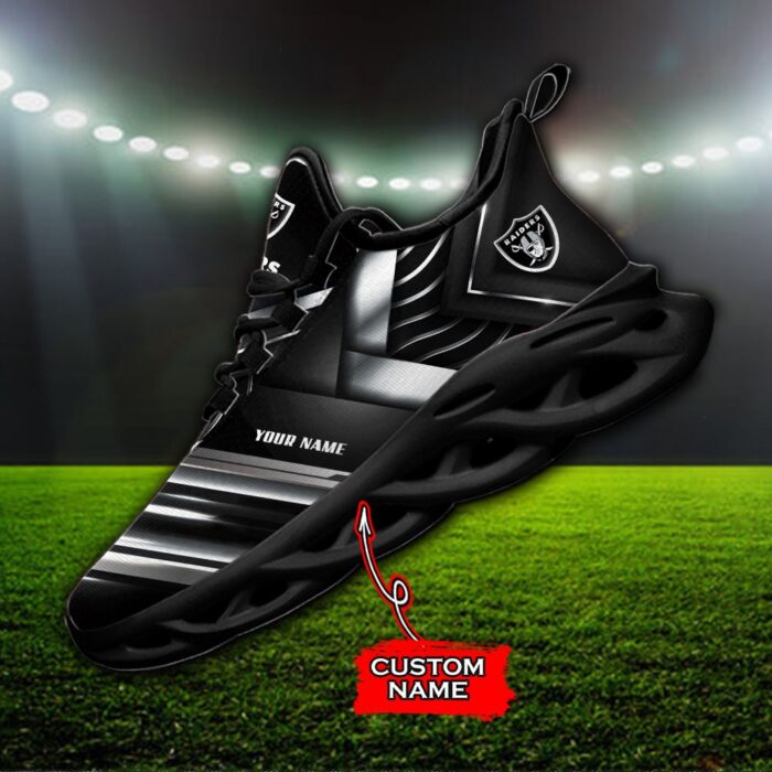 Custom Name Las Vegas Raiders Personalized Max Soul Shoes 86