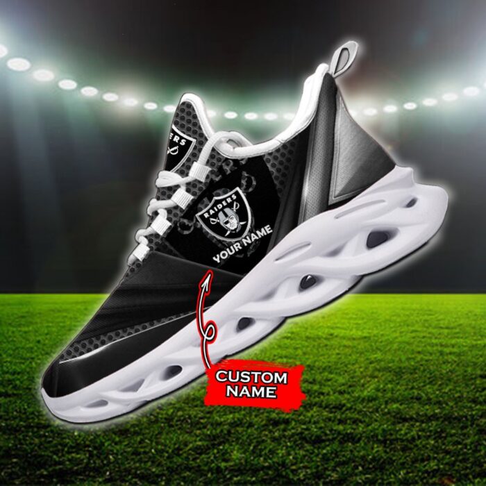 Custom Name Las Vegas Raiders Personalized Max Soul Shoes 89