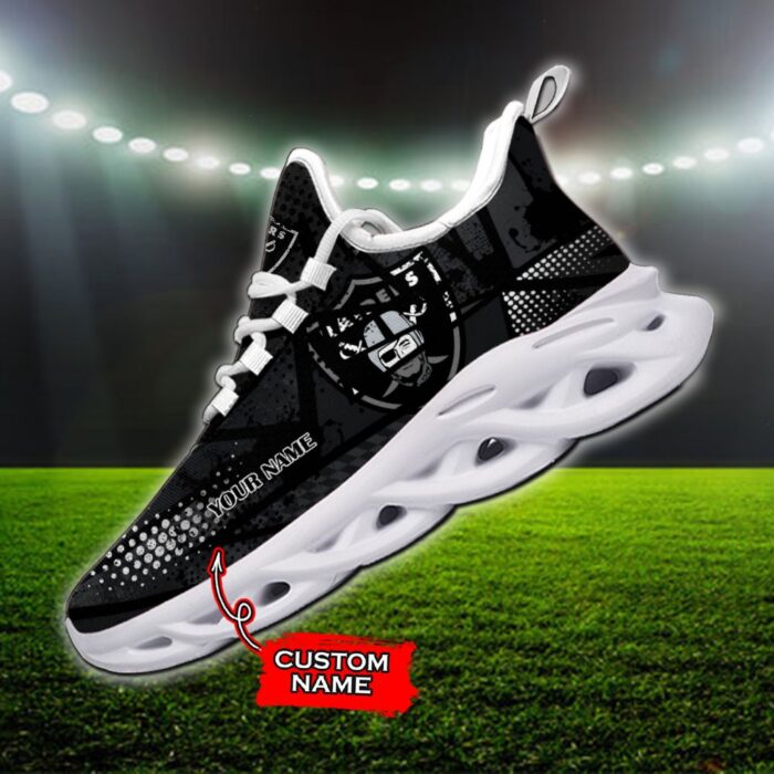 Custom Name Las Vegas Raiders Personalized Max Soul Shoes 92