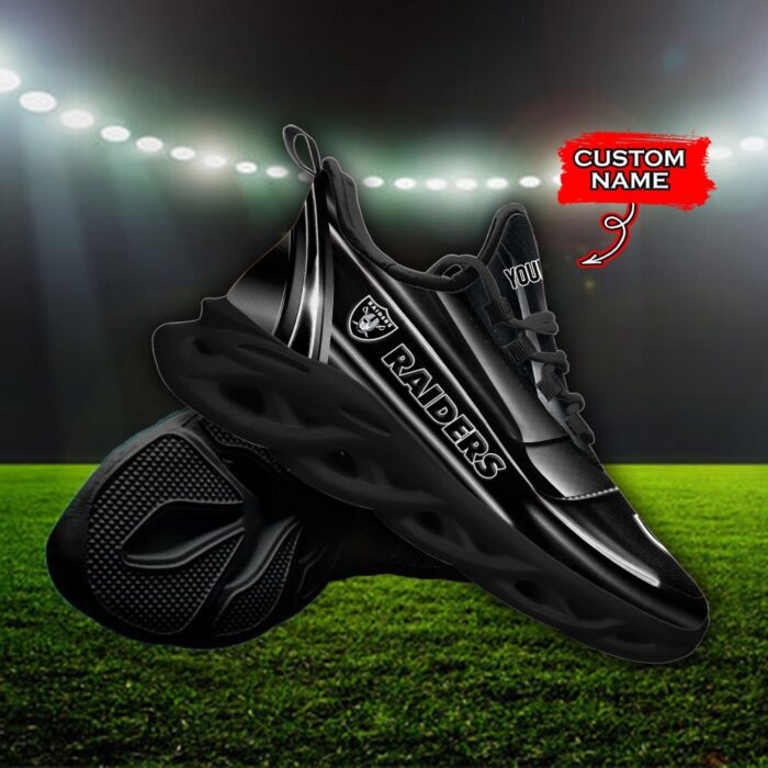 Custom Name Las Vegas Raiders Personalized Max Soul Shoes 95