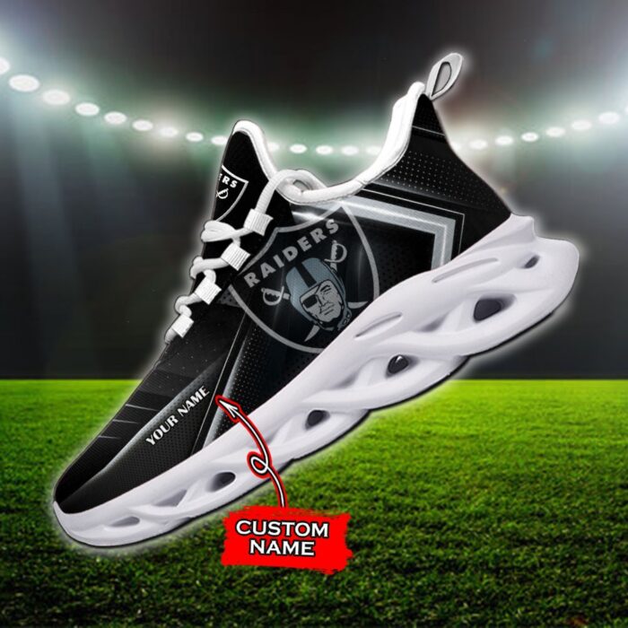 Custom Name Las Vegas Raiders Personalized Max Soul Shoes Ver 2