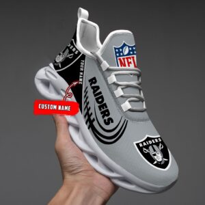 Custom Name Las Vegas Raiders Personalized Max Soul Shoes for Fan