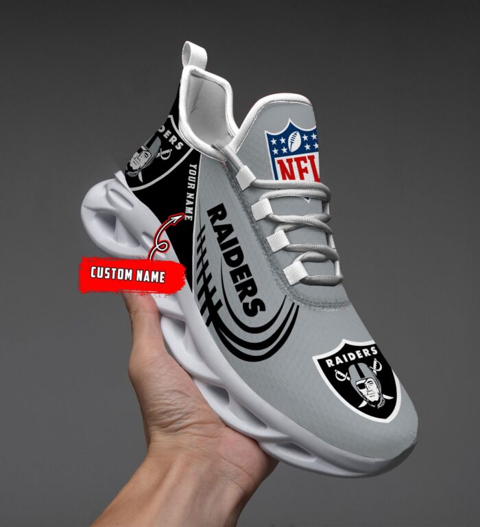 Custom Name Las Vegas Raiders Personalized Max Soul Shoes for Fan