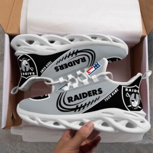 Custom Name Las Vegas Raiders Personalized Max Soul Shoes for Fan