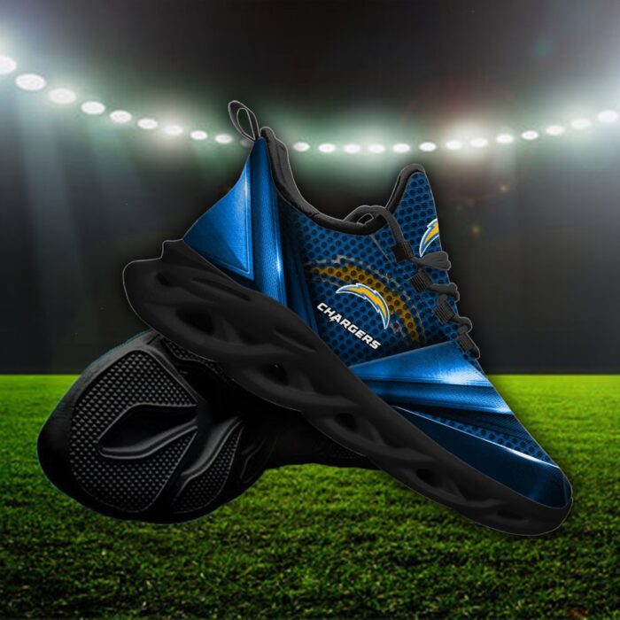 Custom Name Los Angeles Chargers Personalized Max Soul Shoes