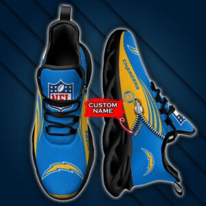 Custom Name Los Angeles Chargers Personalized Max Soul Shoes 75