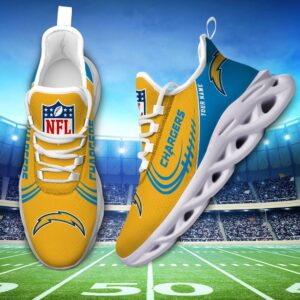 Custom Name Los Angeles Chargers Personalized Max Soul Shoes 81