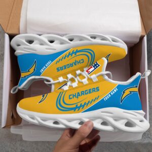 Custom Name Los Angeles Chargers Personalized Max Soul Shoes 81