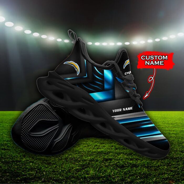 Custom Name Los Angeles Chargers Personalized Max Soul Shoes 86