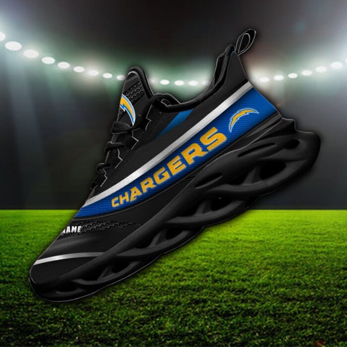 Custom Name Los Angeles Chargers Personalized Max Soul Shoes 94