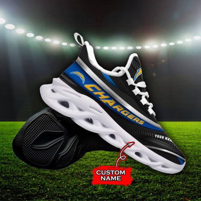 Custom Name Los Angeles Chargers Personalized Max Soul Shoes 94