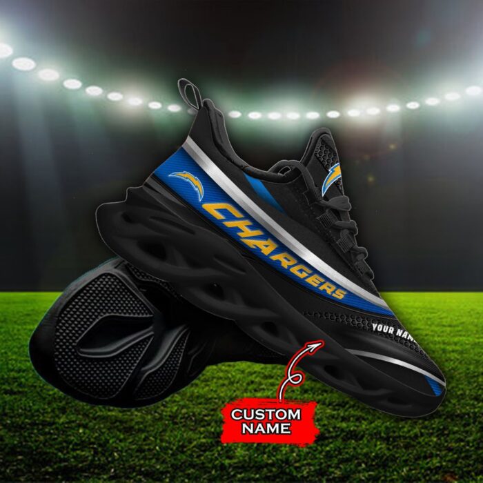 Custom Name Los Angeles Chargers Personalized Max Soul Shoes 94