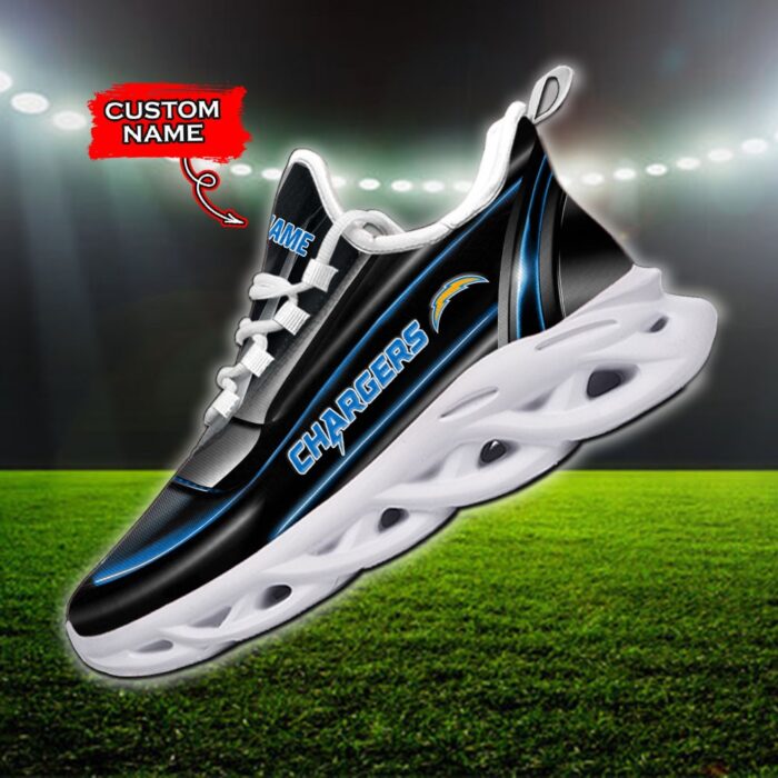 Custom Name Los Angeles Chargers Personalized Max Soul Shoes 95