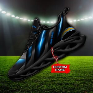 Custom Name Los Angeles Chargers Personalized Max Soul Shoes Ver 1