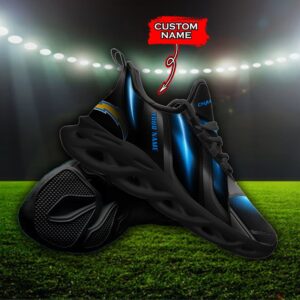 Custom Name Los Angeles Chargers Personalized Max Soul Shoes Ver 1