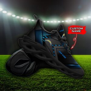 Custom Name Los Angeles Chargers Personalized Max Soul Shoes Ver 3