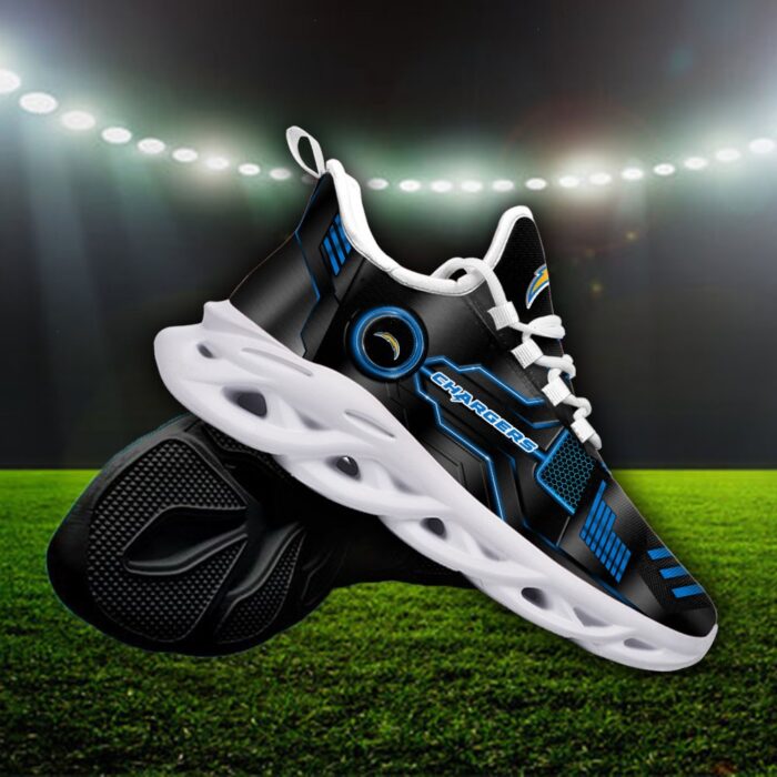 Custom Name Los Angeles Chargers Personalized Max Soul Shoes for Fan