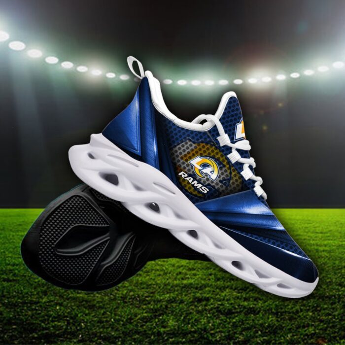 Custom Name Los Angeles Rams Personalized Max Soul Shoes