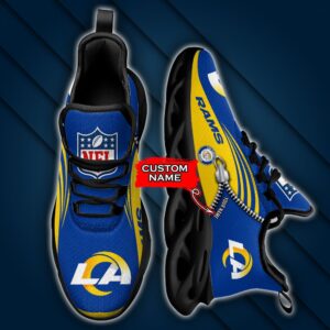 Custom Name Los Angeles Rams Personalized Max Soul Shoes 75