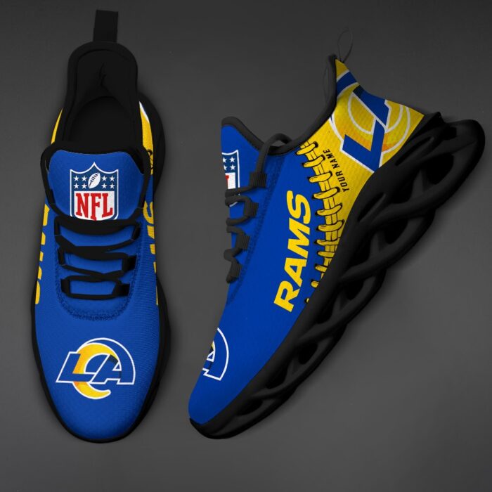 Custom Name Los Angeles Rams Personalized Max Soul Shoes 85