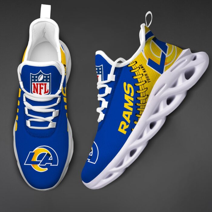 Custom Name Los Angeles Rams Personalized Max Soul Shoes 85