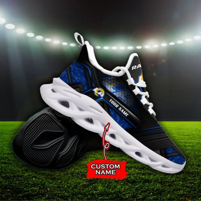 Custom Name Los Angeles Rams Personalized Max Soul Shoes 93