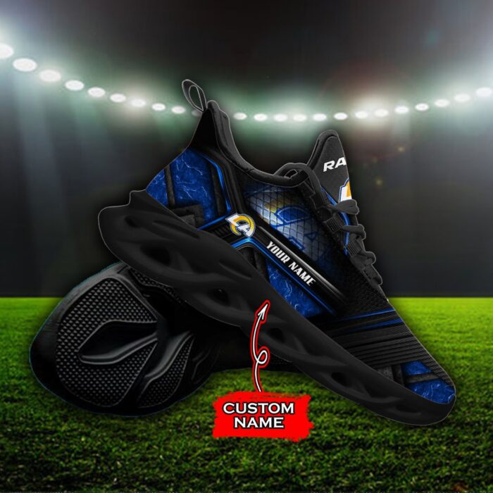 Custom Name Los Angeles Rams Personalized Max Soul Shoes 93