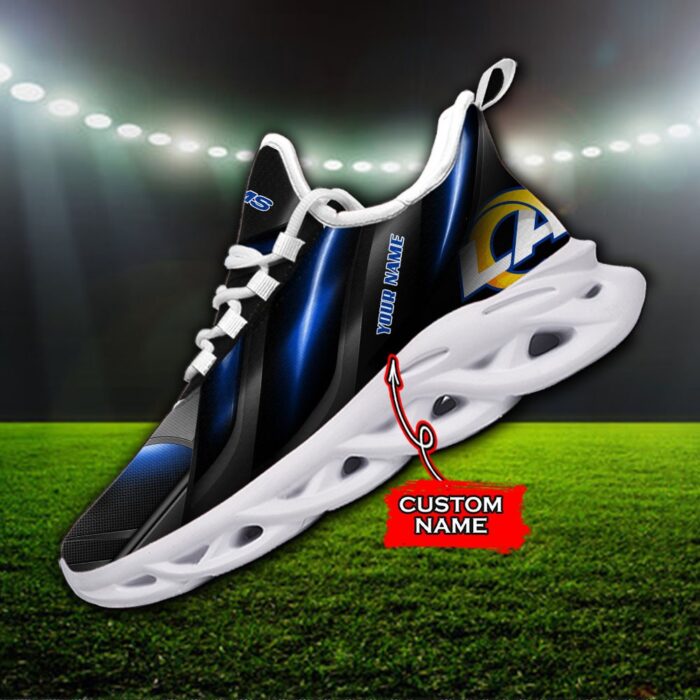 Custom Name Los Angeles Rams Personalized Max Soul Shoes Ver 1