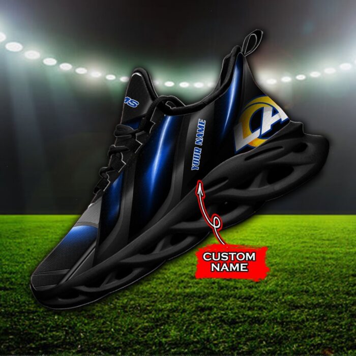 Custom Name Los Angeles Rams Personalized Max Soul Shoes Ver 1