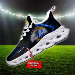 Custom Name Los Angeles Rams Personalized Max Soul Shoes Ver 2