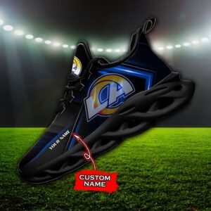 Custom Name Los Angeles Rams Personalized Max Soul Shoes Ver 2