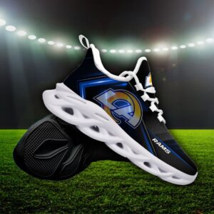 Custom Name Los Angeles Rams Personalized Max Soul Shoes Ver 2