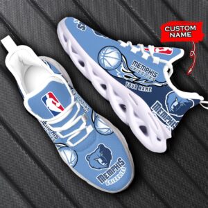 Custom Name Memphis Grizzlies Personalized Max Soul Shoes 100 M12