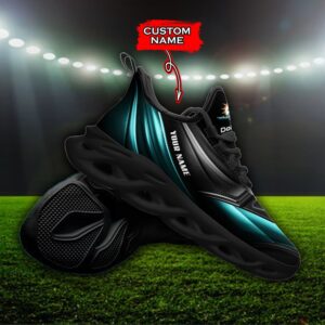 Custom Name Miami Dolphins Personalized Max Soul Shoes 85