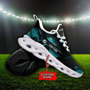 Custom Name Miami Dolphins Personalized Max Soul Shoes 93