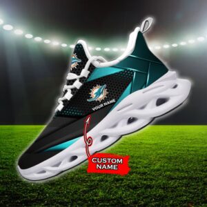 Custom Name Miami Dolphins Personalized Max Soul Shoes C15 CH1