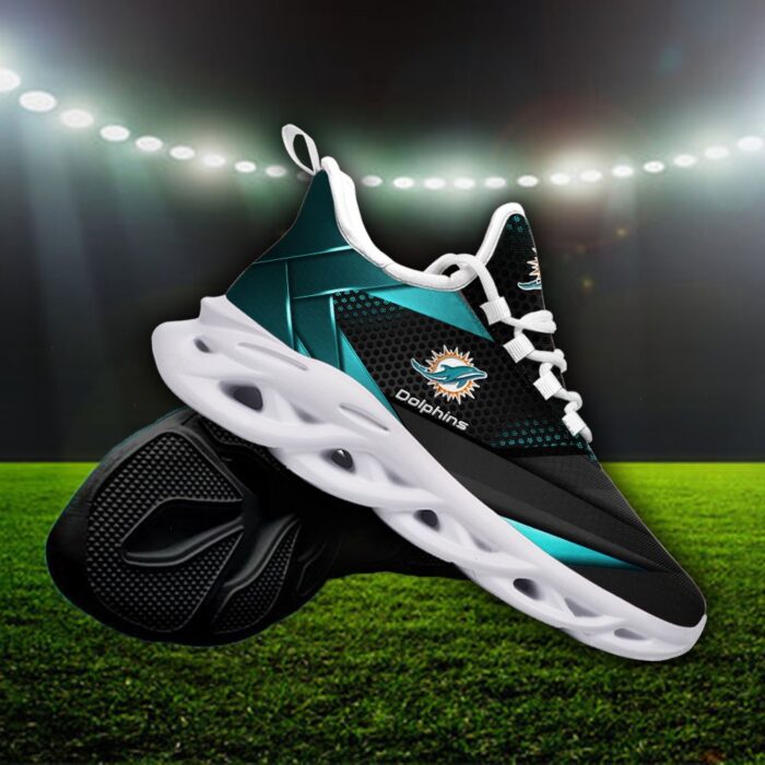 Custom Name Miami Dolphins Personalized Max Soul Shoes C15 CH1