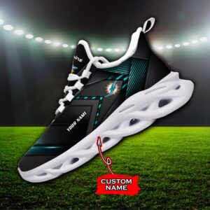 Custom Name Miami Dolphins Personalized Max Soul Shoes Fan Gift