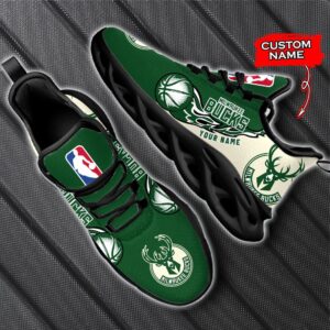 Custom Name Milwaukee Bucks Personalized Max Soul Shoes 100 M12