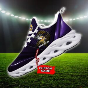 Custom Name Minnesota Vikings Personalized Max Soul Shoes